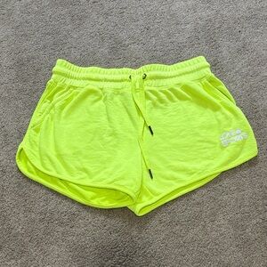 Love & Sports Neon Lime Women's Athletic Shorts